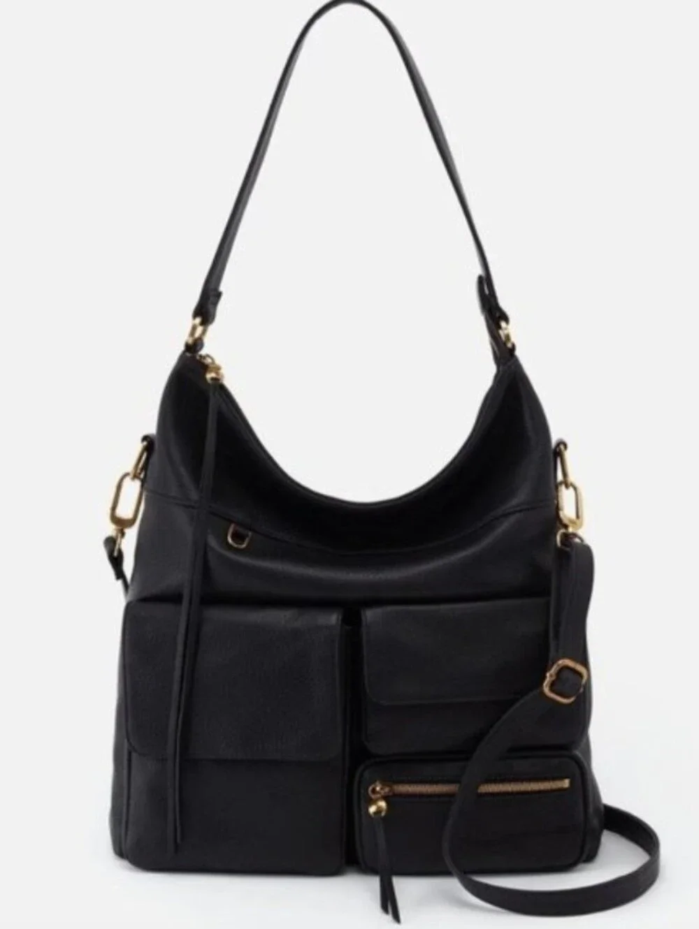 🚨FINAL PRICE🚨 Hobo International Explorer Leather Slouch Convertible Crossbody - Picture 1 of 16